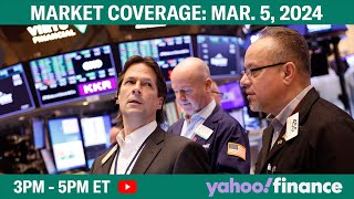 Stock market today: Nasdaq leads stock slide, bitcoin tumbles after new record | March 5, 2024