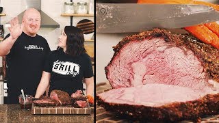 Garlic Butter Smoked Prime Rib - How To