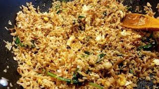 Nasi goreng Kampung-Homemade version-Malaysian Fried Rice