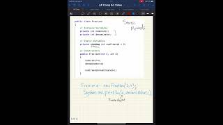 AP Computer Science A, Module 5, Static Methods
