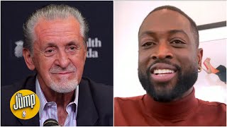 Dwyane Wade and Chris Bosh react to Pat Riley’s comments on LeBron James | The Jump