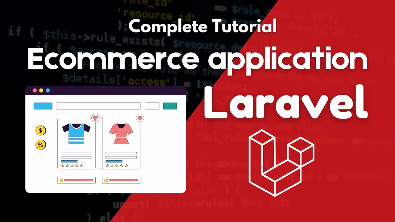 Complete Ecommerce Application In Laravel Php With Source Code Youtube