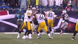 Antonio Brown Catches 11-Yard Touchdown Pass | Steelers vs. Patriots | NFL