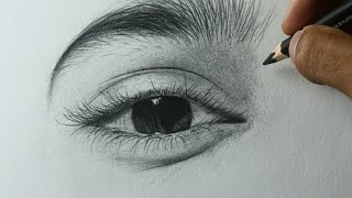 Como desenhar um olho realista PASSO A PASSO para iniciantes