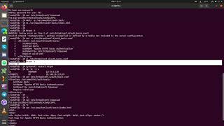 Apache HTTPD Basic Authentication | Fedora 33