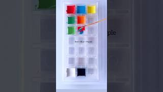 Color mixing || Create 16 new colors from 3 primary colors #colormixing #painting #artvideo #shorts