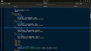 Make your own printf() function with c