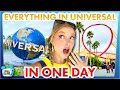 I Rode EVERYTHING At Universal Studios in ONE DAY Without Paying to Skip the Lines