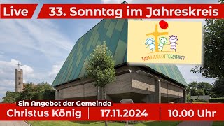 17.11.2024 - Familiengottesdienst - 33. Sonntag im Jahreskreis