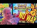 VegasLowRoller Mom NICE Triple Treasure Pots BONUS!!!!