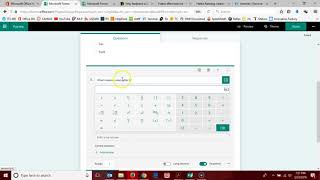 Office 365 Forms - Question Types