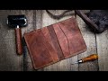 Making a luxury leather passport case [free pdf pattern]