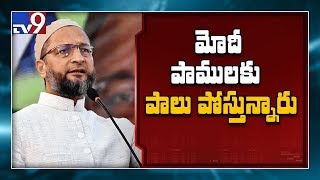 Snakes raised by you will bite you, Owaisi tells PM - TV9