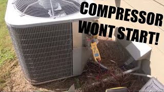 Compressor Not Starting-HVAC Service Call