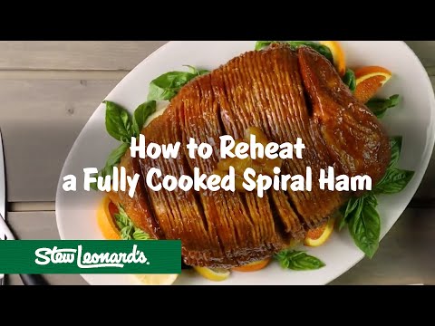 How do you moisten a dry ham?