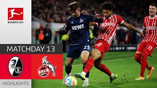 SC Freiburg - 1. FC Köln 2-0 | Highlights | Matchday 13 – Bundesliga 2022/23