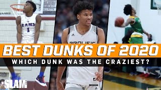 The BEST Dunks of 2020 🤯 SLAM Top 50 Friday! Jalen Green, Mikey Williams and MORE 🔥