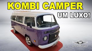 KOMBI SUPER LUXUOSA ROXA E BRANCA - Projeto de como a Volks deveria ter fabricado!