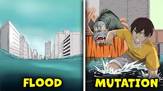 He Woke Up in a Flooded World Filled with Intelligent Mutated Fish! - Manhwa Recap