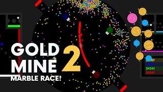 The Gold Mine 2 - Algodoo Marble Race