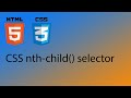 HTML5 & CSS3 Tutorial 25 - CSS nth-child selector