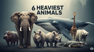6 Animals That Will SHOCK You With Their Unbelievabl Weight! #facts #animals @YouTube #