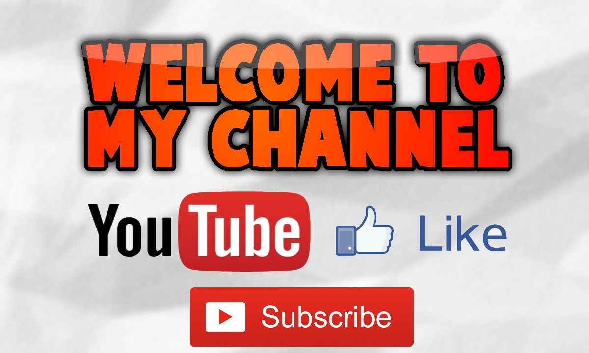 WELCOME TO MY CHANNEL!! - YouTube