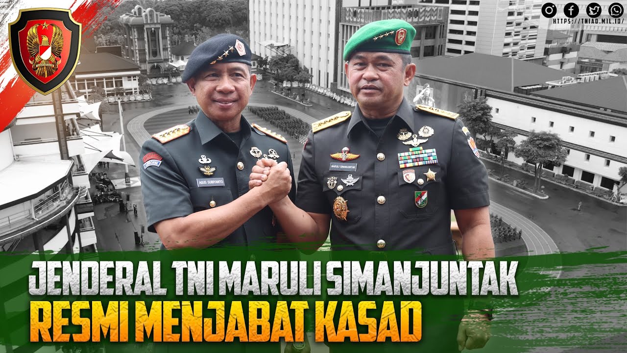 Jenderal TNI Maruli Simanjuntak Resmi Menjabat Kasad | Kartika Channel ...