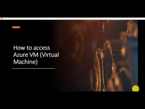 How to access Azure VM (Virtual Machine) Connect to an Azure Virtual Machine