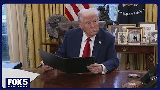 FULL Q&A: President Trump signs aviation safety memo