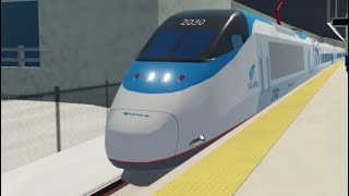 Roblox MBTA Train Simulator Fast Amtrak Trains At Providence Station