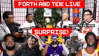 NFL Surprises, KAT Trade, & UGA Goes Down + SO MUCH MORE | Forth and Ten LIVE