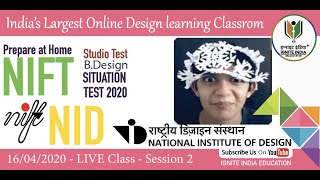 NIFT SITUATION TEST 2020 HEADGEAR FEEDBACK SESSION |NID STUDIO TEST 3D MODEL MAKING CROWN #NIFT #NID