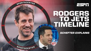 Adam Schefter explains when Aaron Rodgers will sign with the Jets | SportsCenter