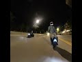 Miami Motorcyclist catches up to me on EUC to ride along side