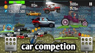 Hill clamb racing new content | Car compatetion #hillclimbracing #gameplay