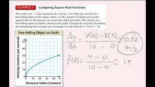 Square Root Functions (10.1 Big Ideas Math - Algebra 1)