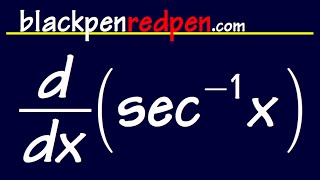 derivative of inverse secant