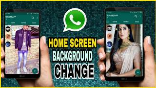 Fm Whatsapp me home screen photo kaise Lagaye  | How to Change whatsapp  background | fmWhatsapp