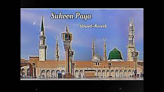 New Naat - Sukoon Paya - Ghulam Mustafa Qadri - Slowed+Reverb