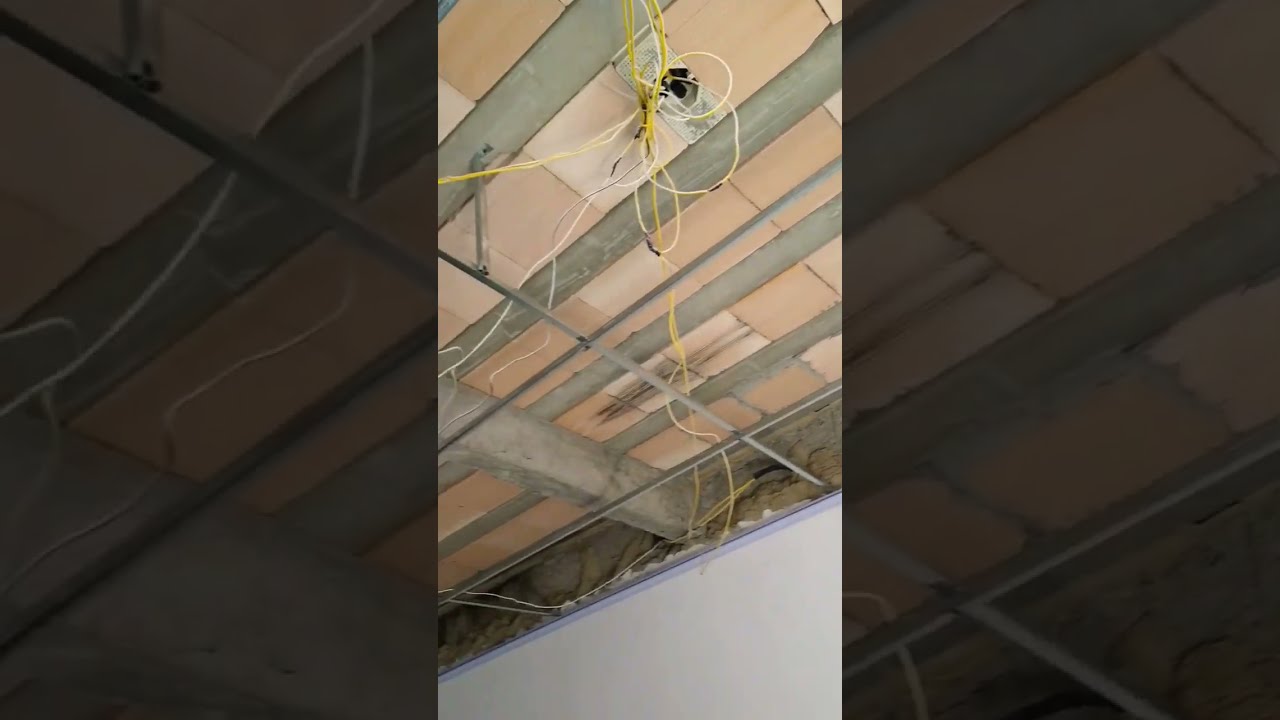 Estrutura De Metalon Para Teto Em PVC, Forro PVC / Pvc Ceiling. - YouTube