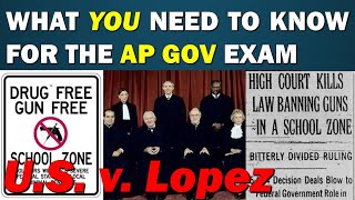 Case 2: U.S. v Lopez AP Government
