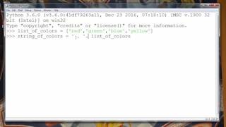 How to Convert a List to String in Python programming language - example ( join() method)