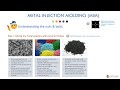 INDO MIM Technical Webinar on Metal Injection Molding