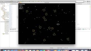 Asteroids v2. Java oracle project source code for school.