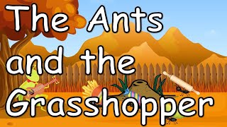 The Ants and the Grasshopper - English | Story for kids with subtitles