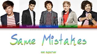 One Direction 'Same Mistakes' Lyrics [Color Coded ENG_ESP]