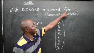 MATHS STANDARD FORM