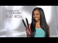 InStyler Ionic Styler Pro Ionic Hot Brush and Ceramic Flat Iron, Purple