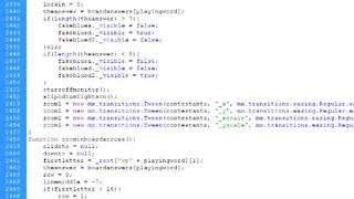Flash Code - Scrabble